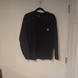Carhartt Dark Gray Long Sleeve Shirt Size M